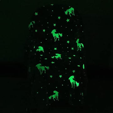 Glow in Dark Unicorn Blanket Soft Cozy Gift for Girls