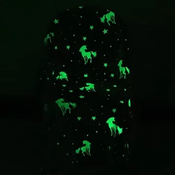 Glow in Dark Unicorn Blanket Soft Cozy Gift for Girls