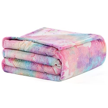 Glow in Dark Unicorn Blanket Soft Cozy Gift for Girls