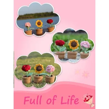 Handmade Crochet Flowers & Roses for Special Occasions