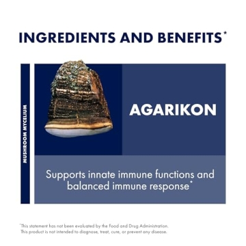 Host Defense Agarikon Capsules for Immune Support Supplement