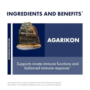 Host Defense Agarikon Capsules for Immune Support Supplement