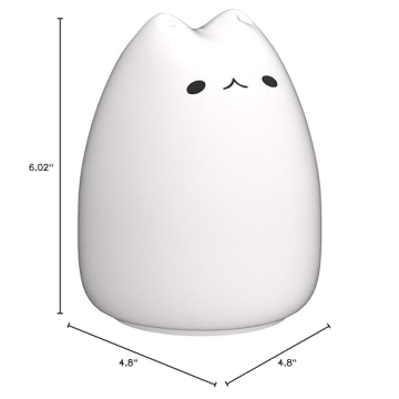 CHWARES Cute Cat Night Light for Kids - Multicolor Glow