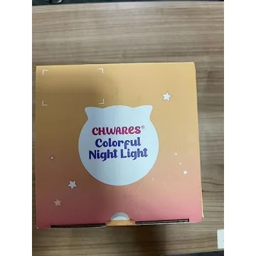 CHWARES Cute Cat Night Light for Kids - Multicolor Glow