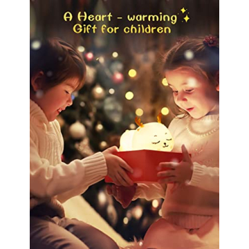 CHWARES Cute Cat Night Light for Kids - Multicolor Glow