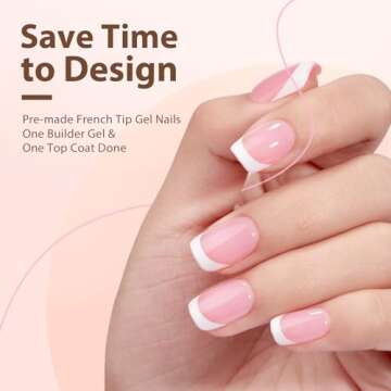 BTArtboxnails French Gel Nails with Protection Duo