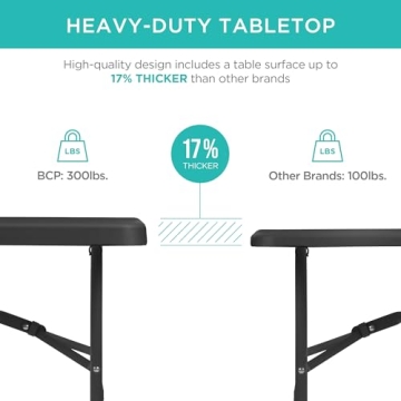 Best Choice Products 6ft Folding Table for Every Event