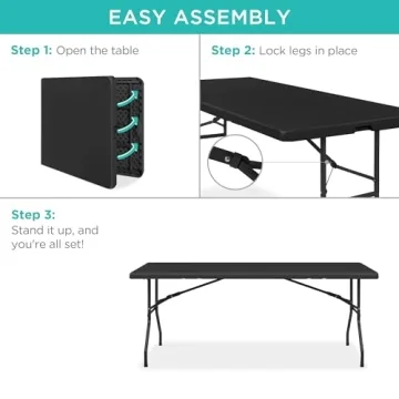 Best Choice Products 6ft Folding Table for Every Event
