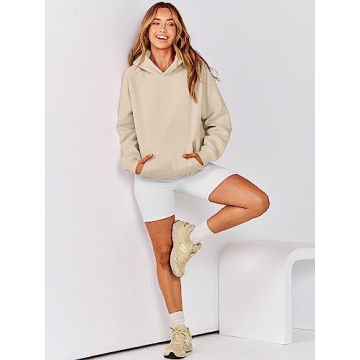 ANRABESS Women Oversized Fleece Hoodie for Cozy Fall Style