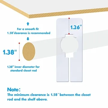 30 PCS Writable Closet Dividers - Organize with Ease!