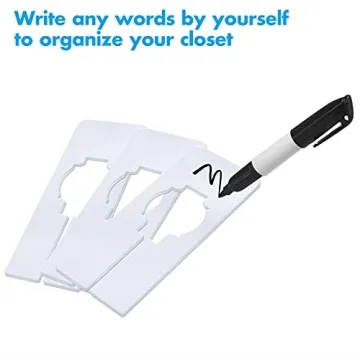 30 PCS Writable Closet Dividers - Organize with Ease!