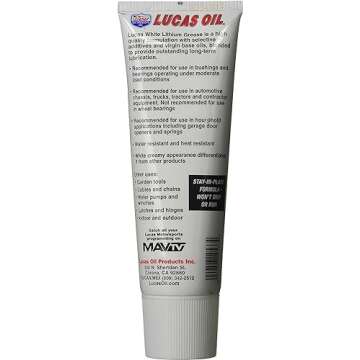 Lucas Oil Grease White Lithium 8 Oz. Tube