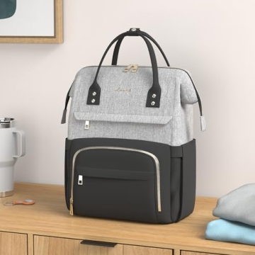 LOVEVOOK Stylish Laptop Backpack for Women - Perfect for Work, Travel