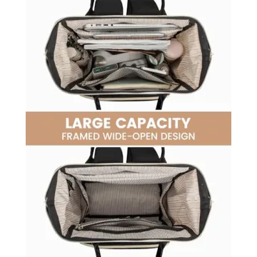 LOVEVOOK Stylish Laptop Backpack for Women - Perfect for Work, Travel