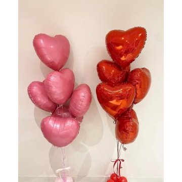 Red Heart Shaped Balloons for Romantic Celebrations
