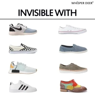 WHISPER DEER No Show Socks for Men and Women - Slip-Free Comfort