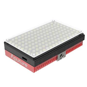 Aputure AL-MX LED Video Light Color Temperature 2800-6500k TLCI/CRI 95+ On Camera Fill Light Pocket ...
