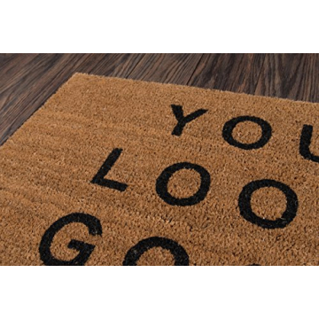 Novogratz Aloha You Look Good Doormat Durable Eco-Friendly
