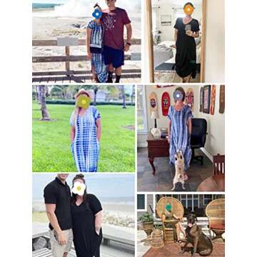 Zilcremo Women Summer Casual Maxi Dress - Flowy & Comfortable