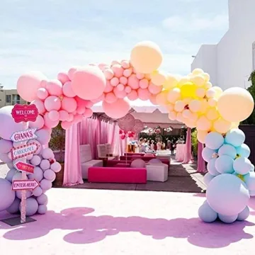 Magical Pastel Balloons Garland Kit for Parties