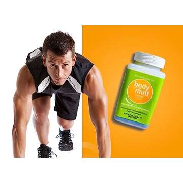 Body Mint Sport Chlorophyll Deodorizing Supplement - 50 Tabs