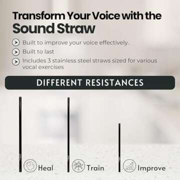 Sound Straw Vocal Training and Healing Aid