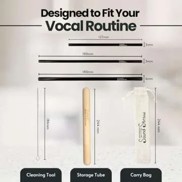 Sound Straw Vocal Training Aid for Better Voice Health