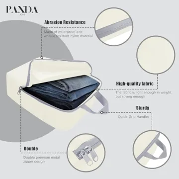 PANDA JOYS Compression Packing Cubes - Travel Organizers