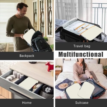 PANDA JOYS Compression Packing Cubes - Travel Organizers