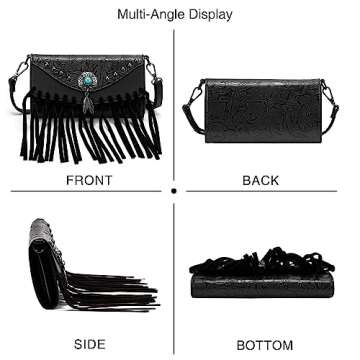 LAVAWA Western Purse for Women with Adjustable Strap