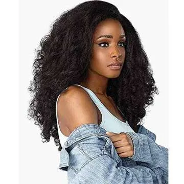 Sensationnel Curls Kinks & Co Synthetic Hair Empress LACE FRONT Wig HEART BREAKER (1B)