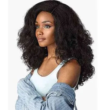 Sensationnel Curls Kinks & Co Synthetic Hair Empress LACE FRONT Wig HEART BREAKER (1B)