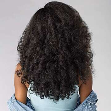 Sensationnel Curls Kinks & Co Synthetic Hair Empress LACE FRONT Wig HEART BREAKER (1B)