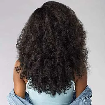 Sensationnel Curls Kinks & Co Synthetic Hair Empress LACE FRONT Wig HEART BREAKER (1B)