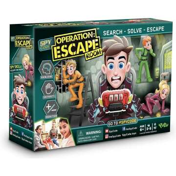 Escape Room Adventure: Spy Code Challenge