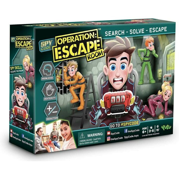 Escape Room Adventure: Spy Code Challenge