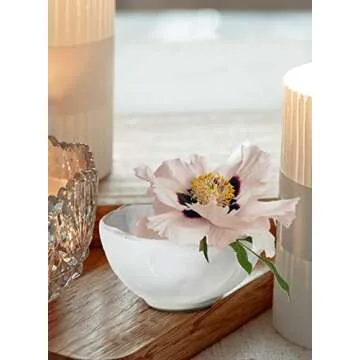 Artisan Glazed Ceramic Bowls Set of 4 for Events