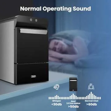 Gevi 38lbs Nugget Ice Maker Stainless Steel Countertop