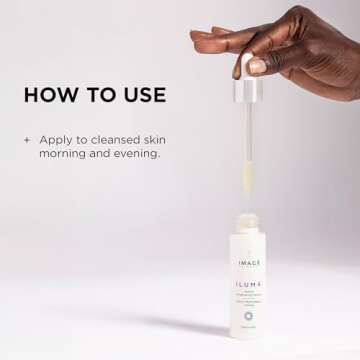 IMAGE Skincare, ILUMA Intense Brightening Serum, Helps Reduce Appearance of Dark Spots & Facial Pigmentation for Even Skin Tone, 0.9 fl oz