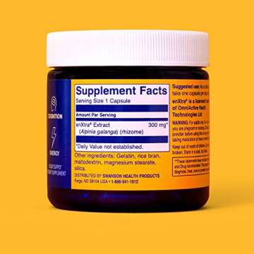 Swanson WIO™ Big Brain Energy™ Caffeine Alternative, Cognition, Energy, Better Focus/Alertness, ...