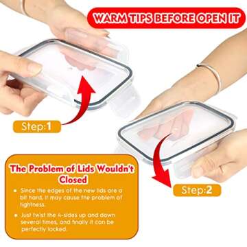 fifame 28 Pack Airtight Food Storage Container Set, Pantry kitchen organization and Storage, BPA Free Clear Plastic Storage Container with Lids, Kitchen Decor with Labels, Marker & Spoon Set