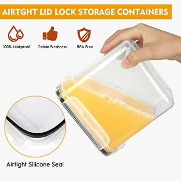 fifame 28 Pack Airtight Food Storage Container Set