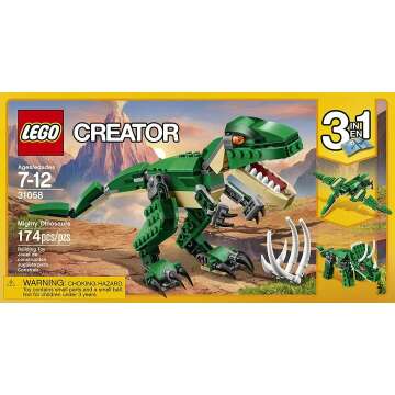 Mighty Dinosaurs LEGO Creator 3in1 Building Set
