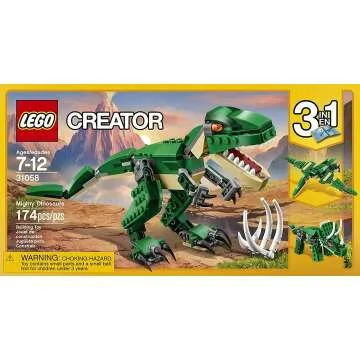 Mighty Dinosaurs LEGO Creator 3in1 Building Set