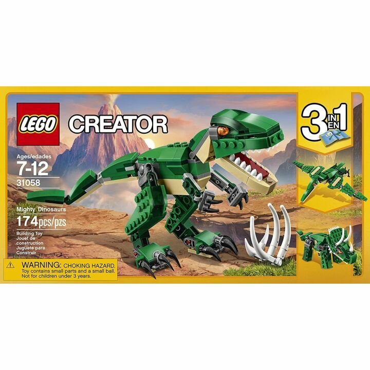 Mighty Dinosaurs LEGO Creator 3in1 Building Set