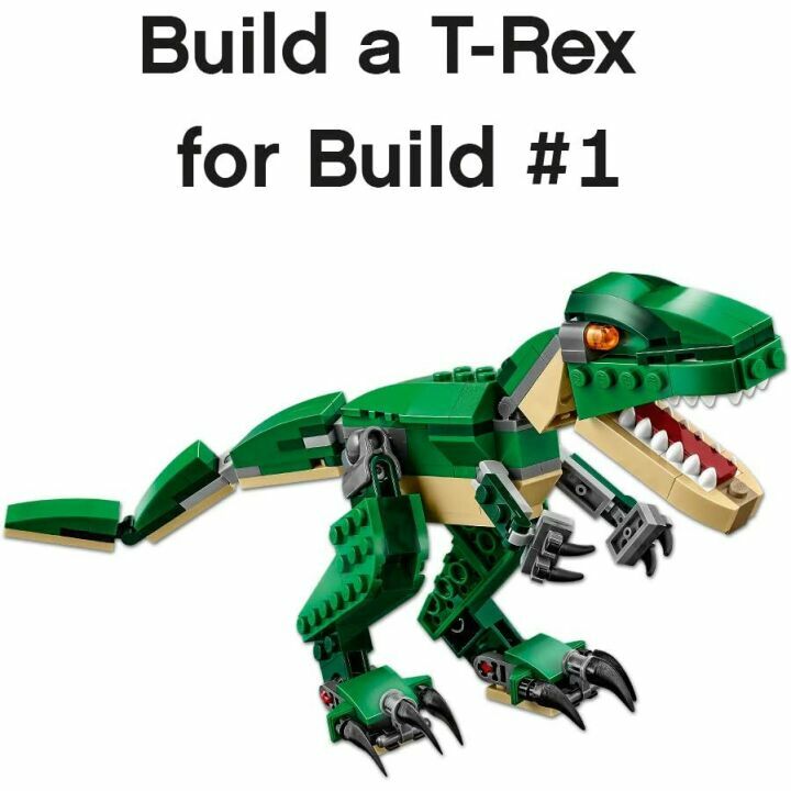 Mighty Dinosaurs LEGO Creator 3in1 Building Set
