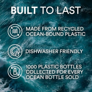 Ocean Bottle Eco-Friendly Reusable Water Bottle Sky Blue