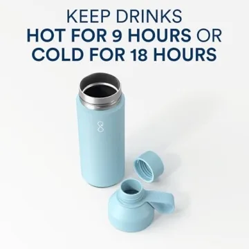 Ocean Bottle Eco-Friendly Reusable Water Bottle Sky Blue