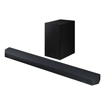SAMSUNG HW-Q600C 3.1.2ch Soundbar w/Dolby Audio, Q-Symphony, Adaptive Sound, HDMI eARC, Game Mode Pro, Bluetooth, Acoustic Beam, Tap Sound