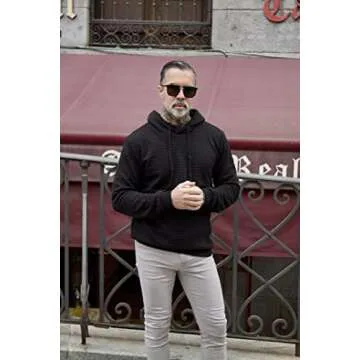COOFANDY Men's Waffle Hoodie for Style & Comfort